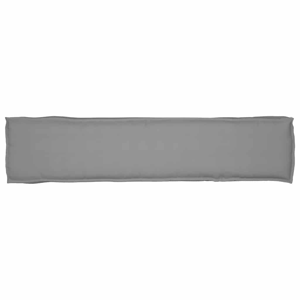 Palettenkissen Grau 180 x 40 x 8 cm Oxford-Stoff
