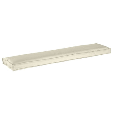 vidaXL Palettenkissen Creme 180 x 40 x 8 cm Oxford-Stoff