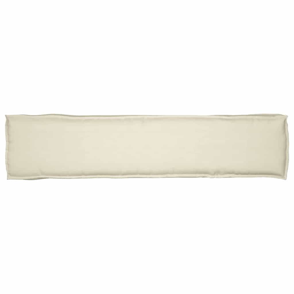 vidaXL Palettenkissen Creme 180 x 40 x 8 cm Oxford-Stoff