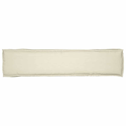 vidaXL Palettenkissen Creme 180 x 40 x 8 cm Oxford-Stoff