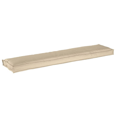 vidaXL Palettenkissen Beige 180 x 40 x 8 cm Oxford-Stoff