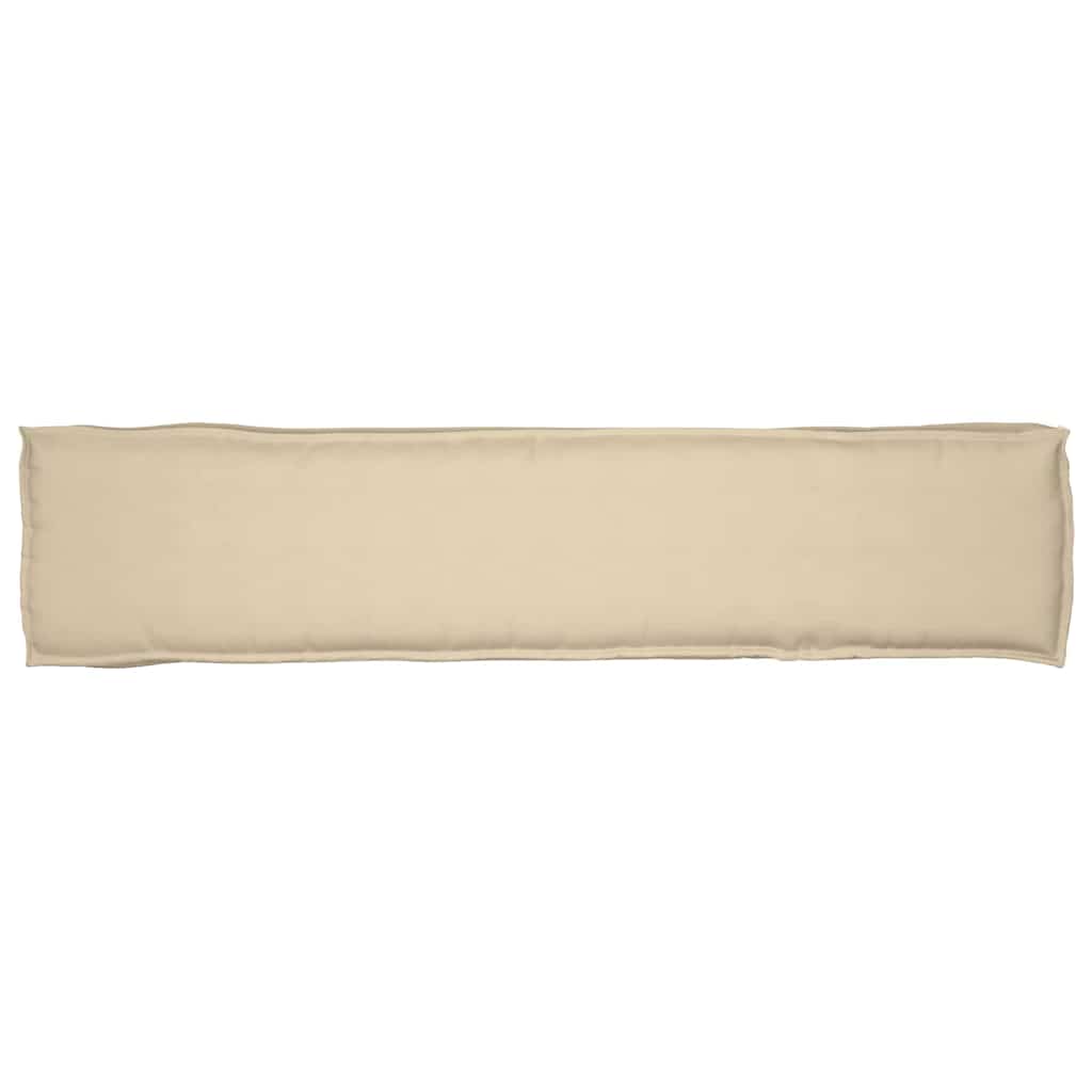vidaXL Palettenkissen Beige 180 x 40 x 8 cm Oxford-Stoff