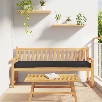 vidaXL Palettenkissen Schwarz 180 x 40 x 8 cm Oxford-Stoff