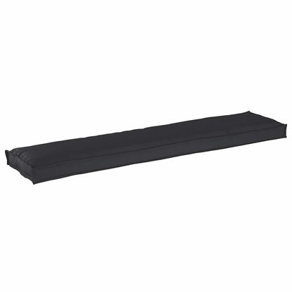 vidaXL Palettenkissen Schwarz 180 x 40 x 8 cm Oxford-Stoff