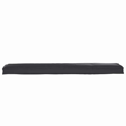 vidaXL Palettenkissen Schwarz 180 x 40 x 8 cm Oxford-Stoff