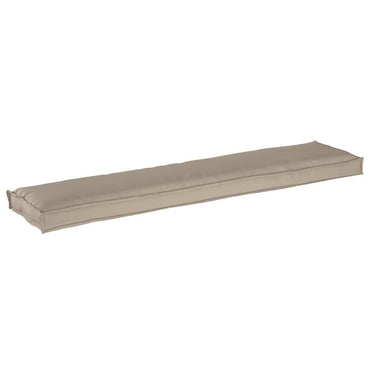 vidaXL Palettenkissen Taupe 180 x 40 x 8 cm Oxford-Stoff