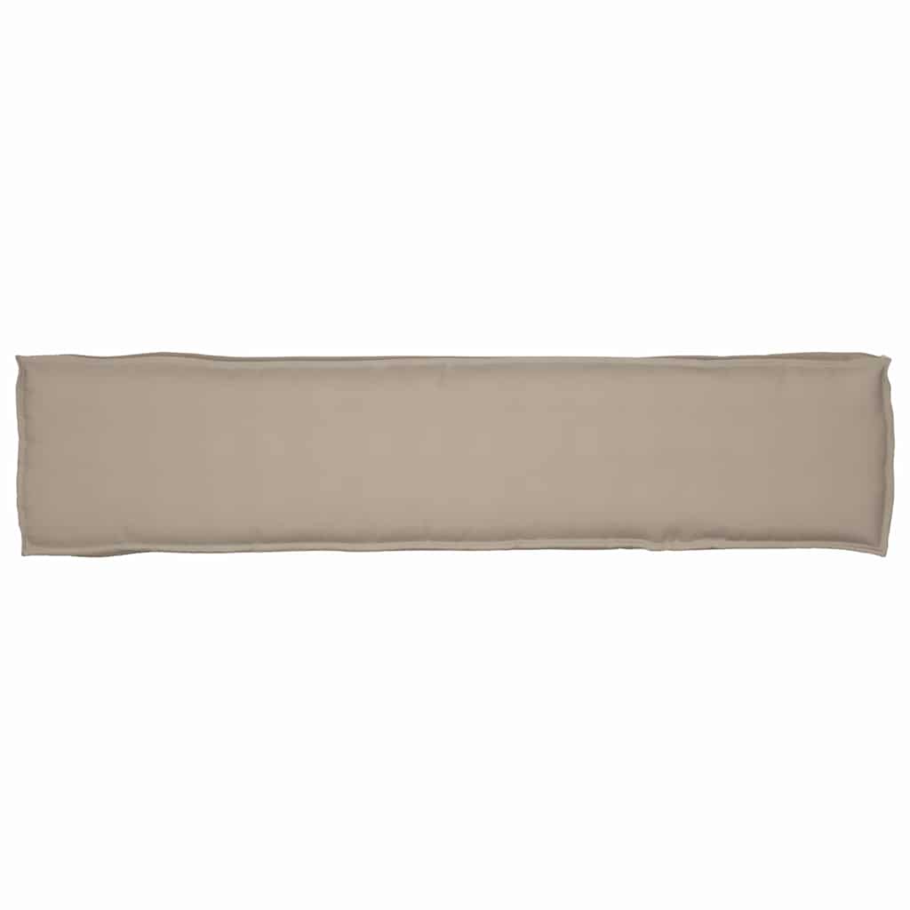 vidaXL Palettenkissen Taupe 180 x 40 x 8 cm Oxford-Stoff