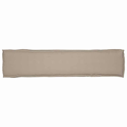 vidaXL Palettenkissen Taupe 180 x 40 x 8 cm Oxford-Stoff
