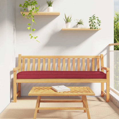 vidaXL Palettenkissen Weinrot 180 x 40 x 8 cm Oxford-Stoff