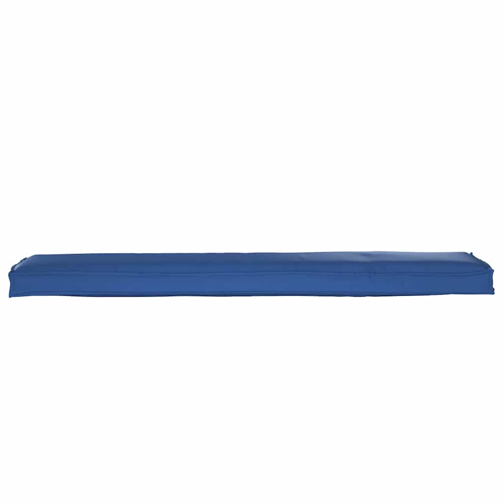 vidaXL Coussins de palette Bleu royal 180 x 40 x 8 cm Tissu Oxford