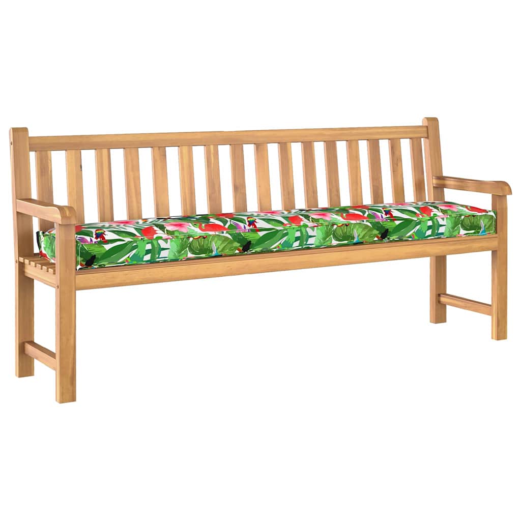 vidaXL Coussin de palette jungle tropicale florale 180 x 40 x 8 cm