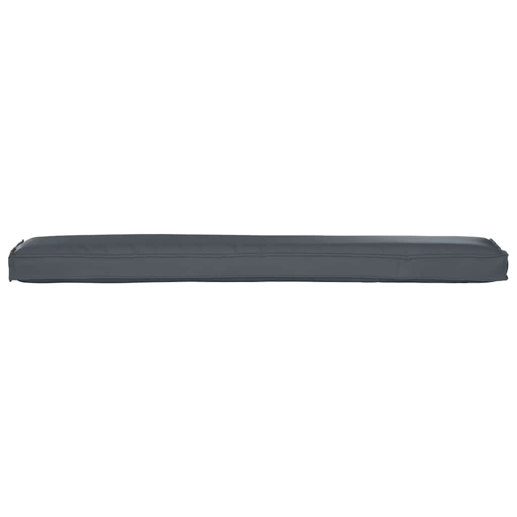 vidaXL Coussin de palette Anthracite 200 x 40 x 8 cm Tissu Oxford