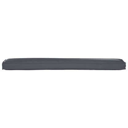 vidaXL Coussin de palette Anthracite 200 x 40 x 8 cm Tissu Oxford