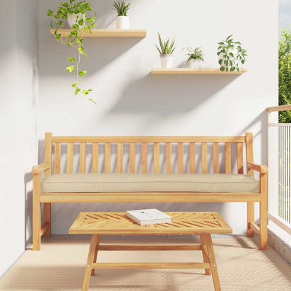 vidaXL Coussins de palette Beige 200 x 40 x 8 cm Tissu Oxford