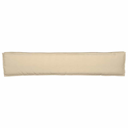 vidaXL Coussins de palette Beige 200 x 40 x 8 cm Tissu Oxford