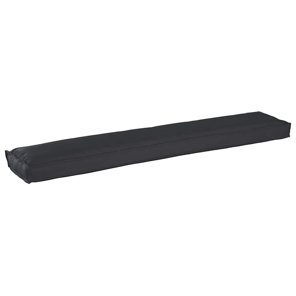 vidaXL Coussin de palette Noir 200 x 40 x 8 cm Tissu Oxford