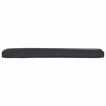 vidaXL Coussin de palette Noir 200 x 40 x 8 cm Tissu Oxford