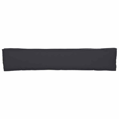 vidaXL Coussin de palette Noir 200 x 40 x 8 cm Tissu Oxford