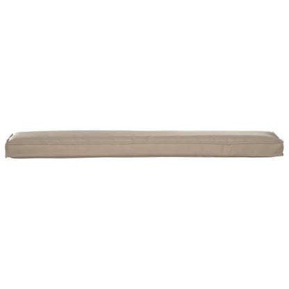 vidaXL Coussin de palette Taupe 200 x 40 x 8 cm Tissu Oxford