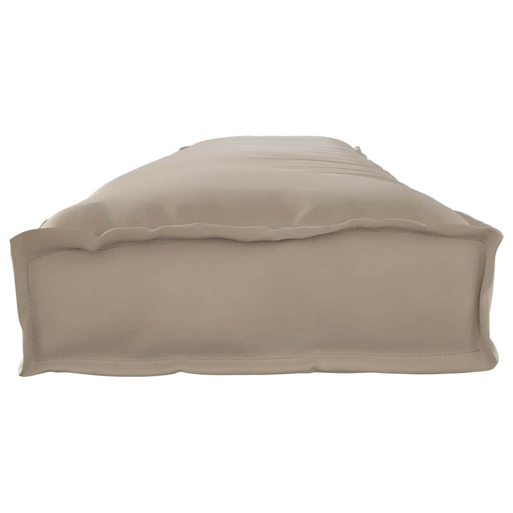 vidaXL Coussin de palette Taupe 200 x 40 x 8 cm Tissu Oxford