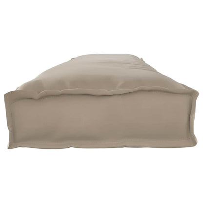 vidaXL Coussin de palette Taupe 200 x 40 x 8 cm Tissu Oxford