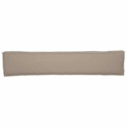 vidaXL Coussin de palette Taupe 200 x 40 x 8 cm Tissu Oxford