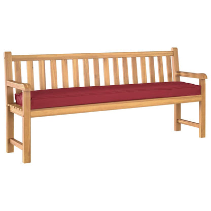vidaXL Coussins de palette Rouge bordeaux 200 x 40 x 8 cm Tissu Oxford