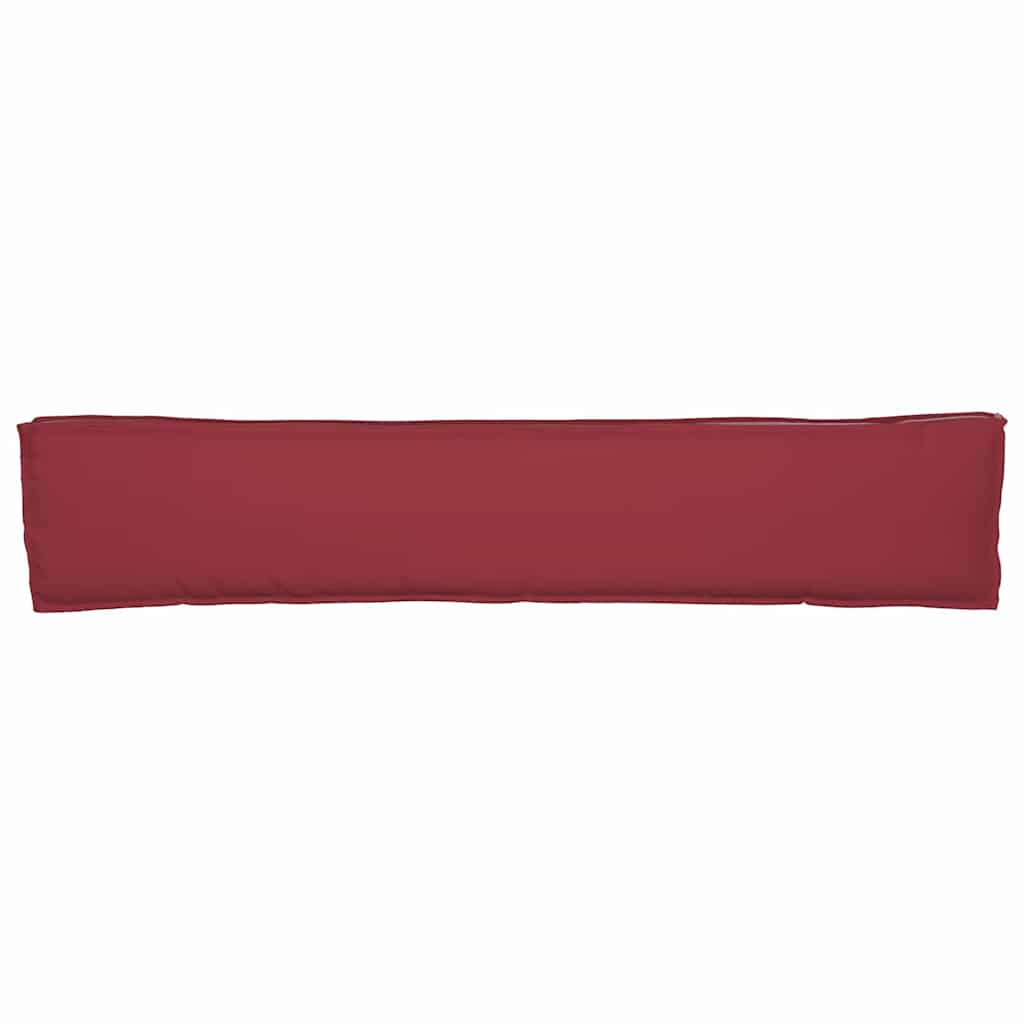 vidaXL Coussins de palette Rouge bordeaux 200 x 40 x 8 cm Tissu Oxford