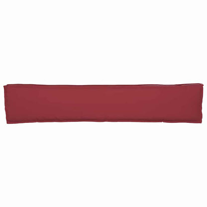 vidaXL Coussins de palette Rouge bordeaux 200 x 40 x 8 cm Tissu Oxford