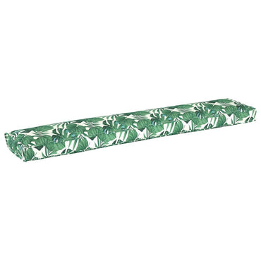 vidaXL Coussin de palette à motif feuilles florales 200 x 40 x 8 cm Tissu Oxford