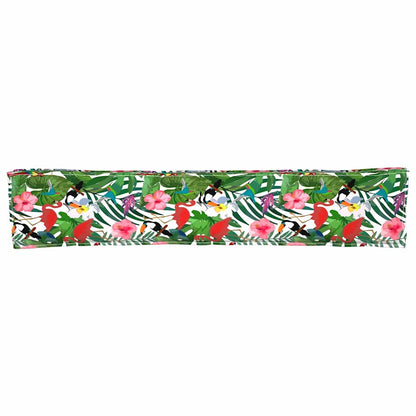 vidaXL Coussin de palette à motif floral jungle tropicale 200 x 40 x 8 cm