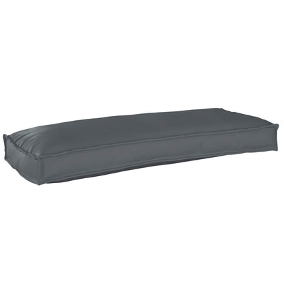 vidaXL Ensemble de coussins de palette 2 pcs Anthracite 100 x 40 x 8 cm Tissu Oxford