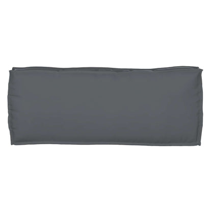 vidaXL Ensemble de coussins de palette 2 pcs Anthracite 100 x 40 x 8 cm Tissu Oxford