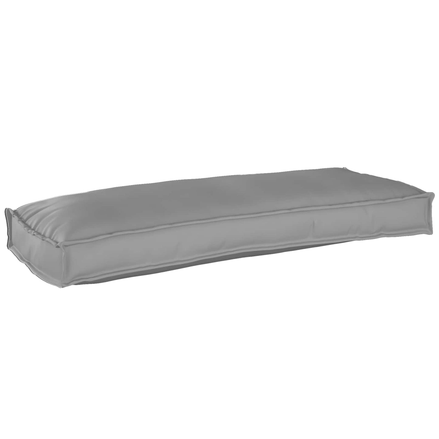 vidaXL Ensemble de 2 coussins de palette Gris 100 x 40 x 8 cm Tissu Oxford