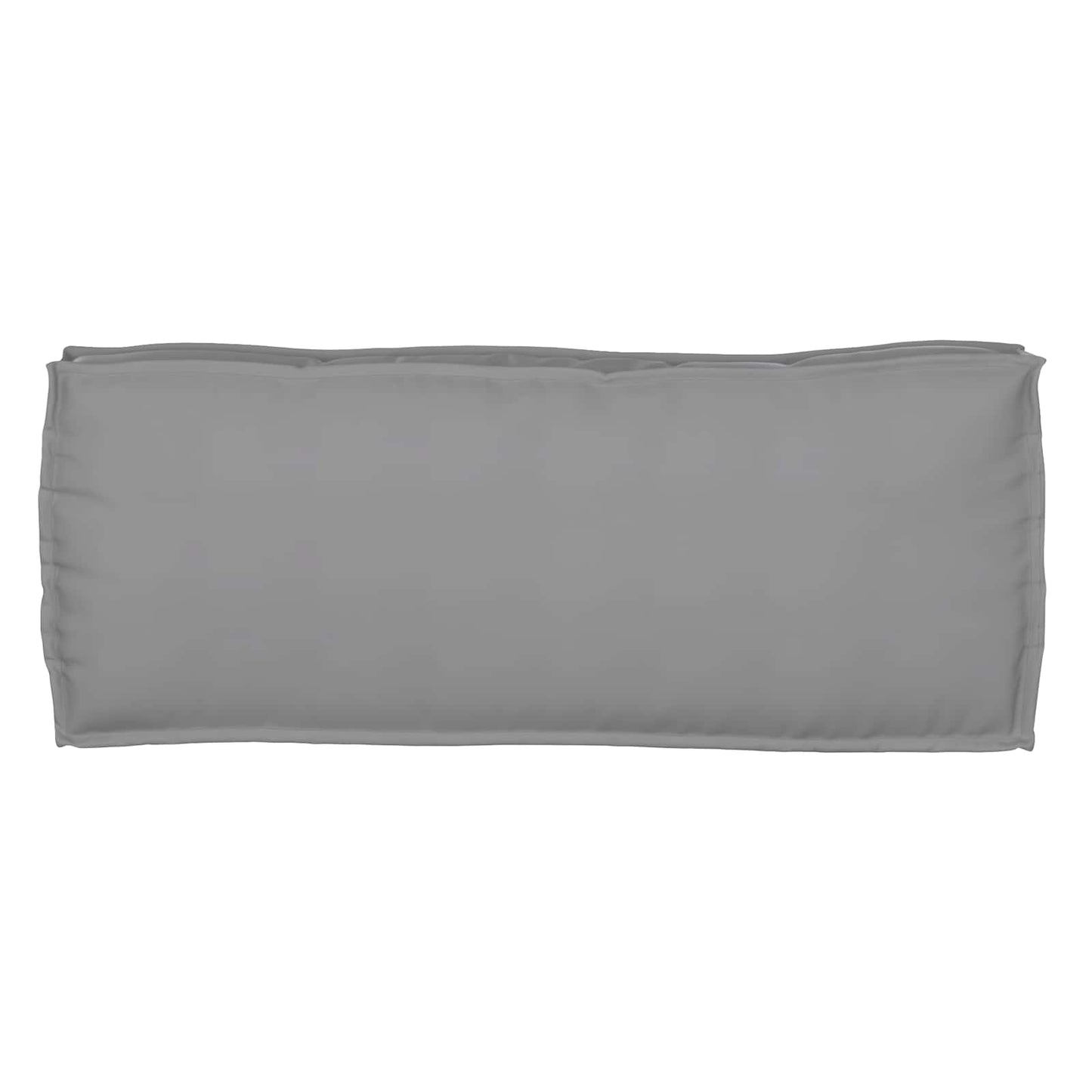 vidaXL Ensemble de 2 coussins de palette Gris 100 x 40 x 8 cm Tissu Oxford