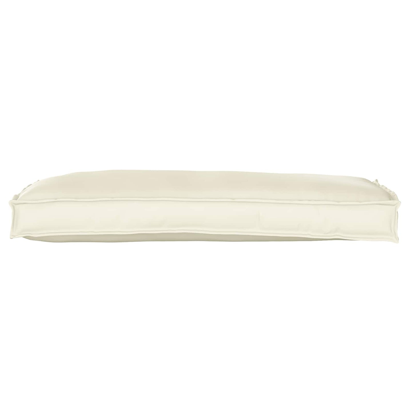 vidaXL Set de coussins de palette 2 pcs Crème 100 x 40 x 8 cm Tissu Oxford