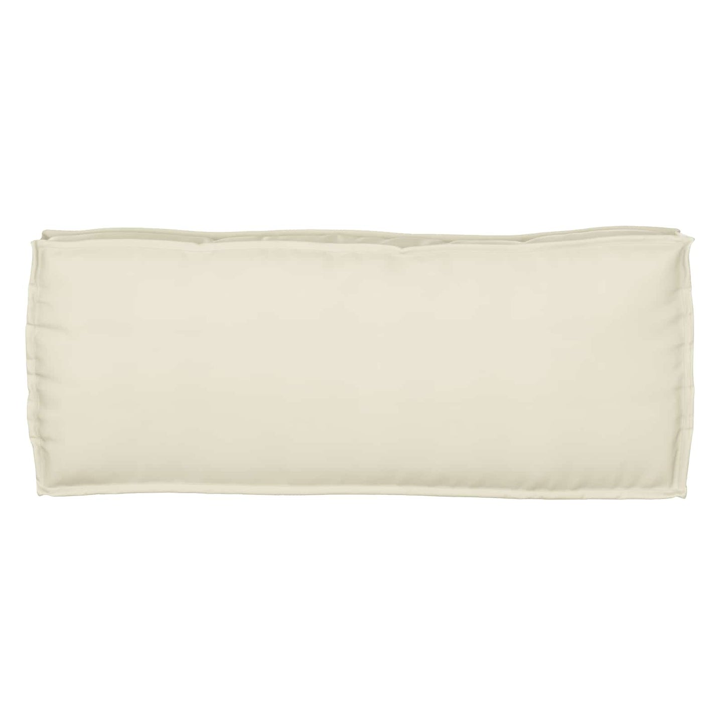 vidaXL Set de coussins de palette 2 pcs Crème 100 x 40 x 8 cm Tissu Oxford