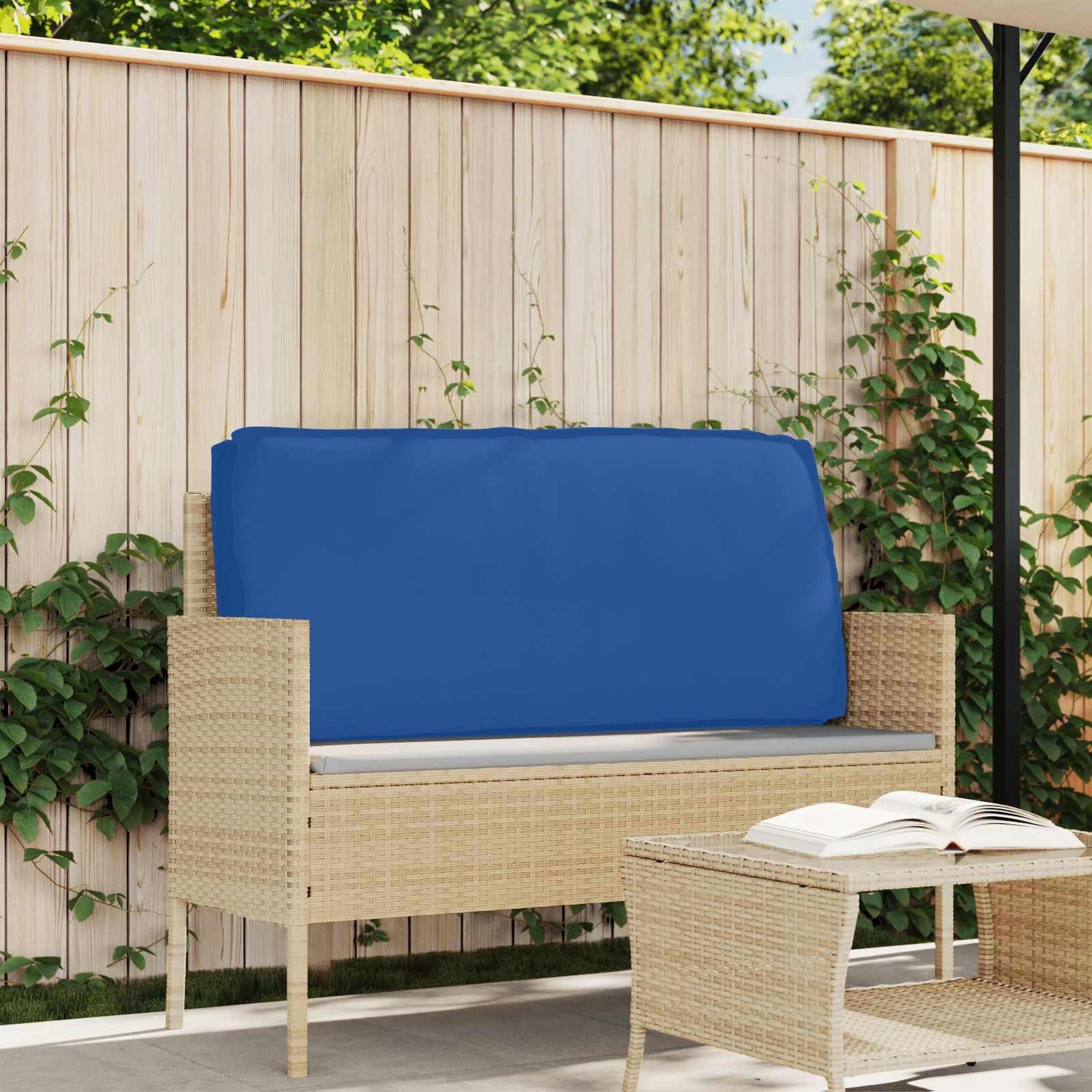 vidaXL Set de coussins de palette 2 pcs Bleu roi 100 x 40 x 8 cm Tissu Oxford