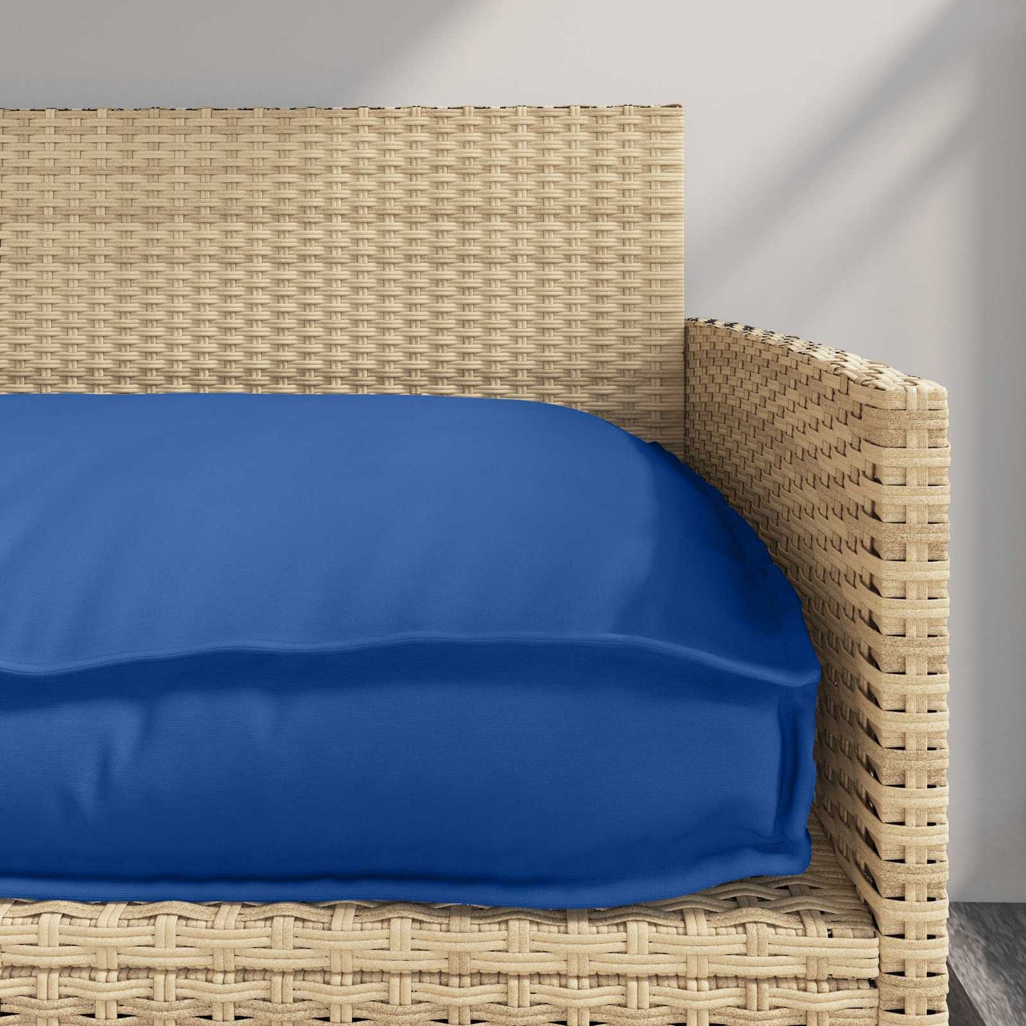 vidaXL Set de coussins de palette 2 pcs Bleu roi 100 x 40 x 8 cm Tissu Oxford