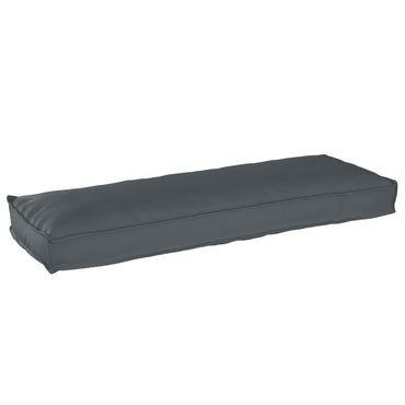 vidaXL Palettenkissenset 2 pcs Anthrazit 120 x 40 x 8 cm Oxford-Stoff