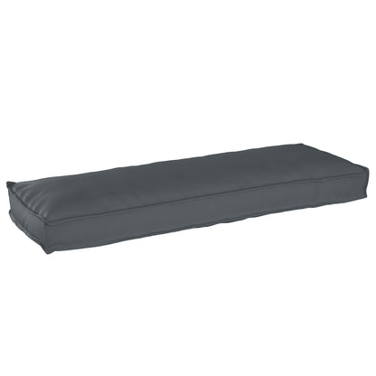vidaXL Palettenkissenset 2 pcs Anthrazit 120 x 40 x 8 cm Oxford-Stoff