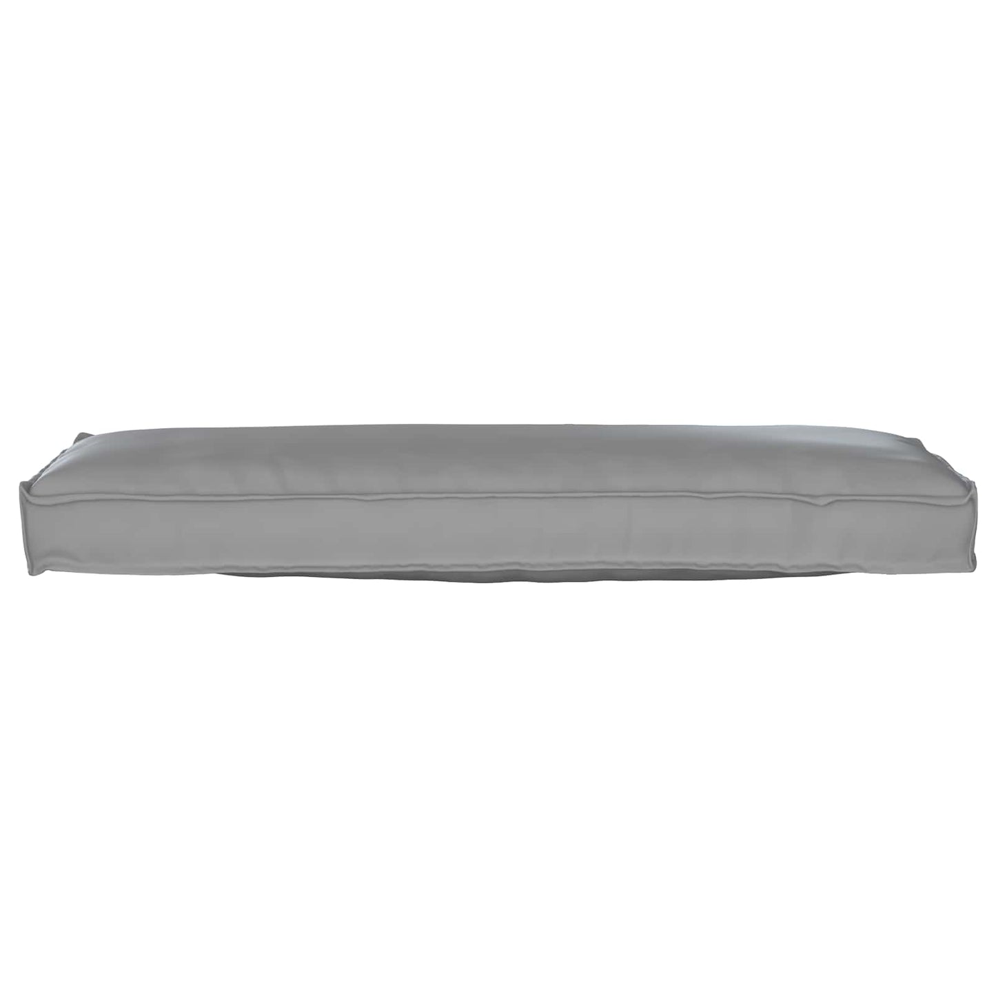 vidaXL Lot de 2 coussins de palette Gris 120 x 40 x 8 cm Tissu Oxford