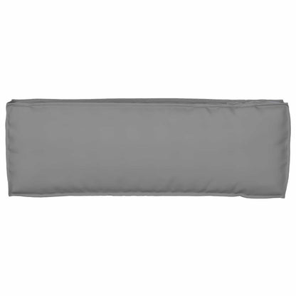 vidaXL Lot de 2 coussins de palette Gris 120 x 40 x 8 cm Tissu Oxford