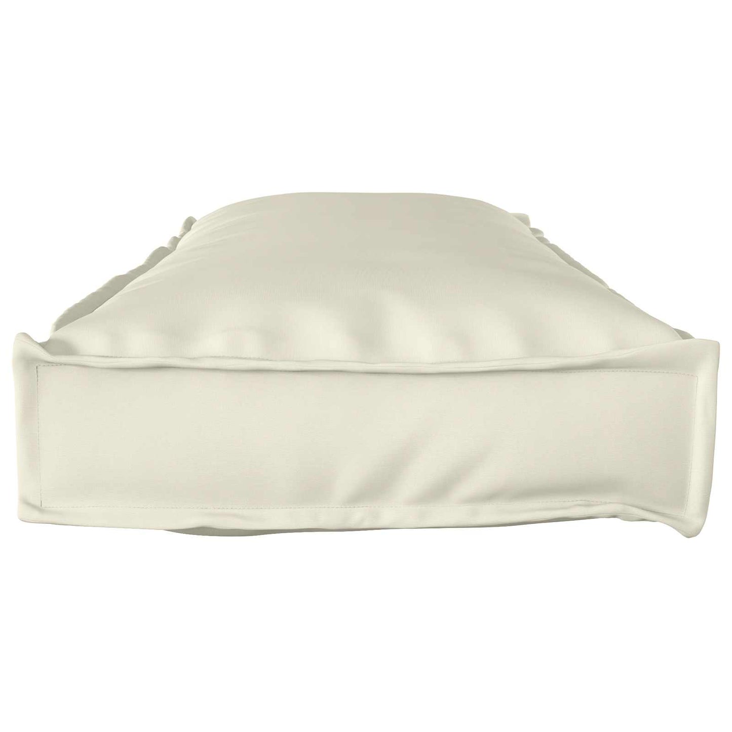 vidaXL Lot de 2 coussins pour palettes Crème 120 x 40 x 8 cm Tissu Oxford