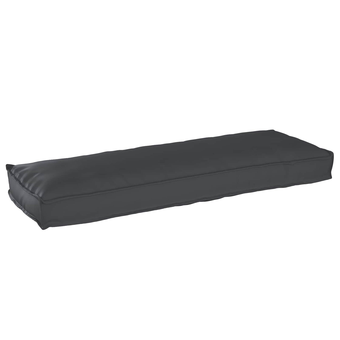 vidaXL Ensemble de 2 coussins de palette Noir 120 x 40 x 8 cm Tissu Oxford