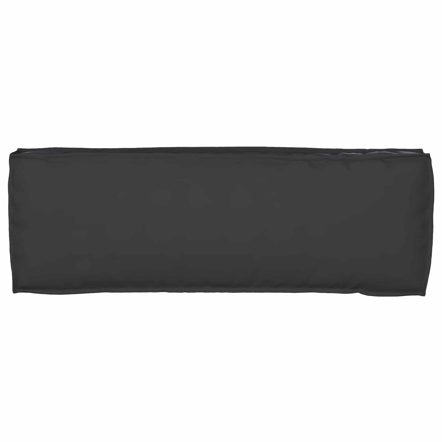 vidaXL Ensemble de 2 coussins de palette Noir 120 x 40 x 8 cm Tissu Oxford