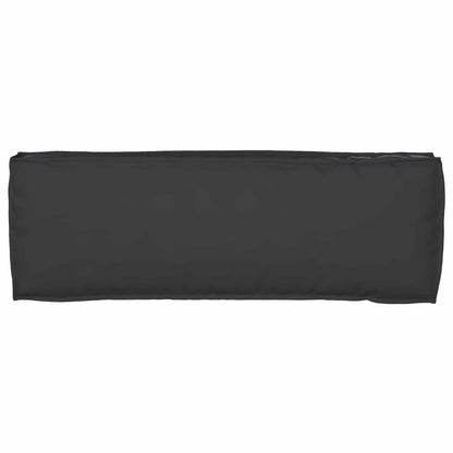 vidaXL Ensemble de 2 coussins de palette Noir 120 x 40 x 8 cm Tissu Oxford