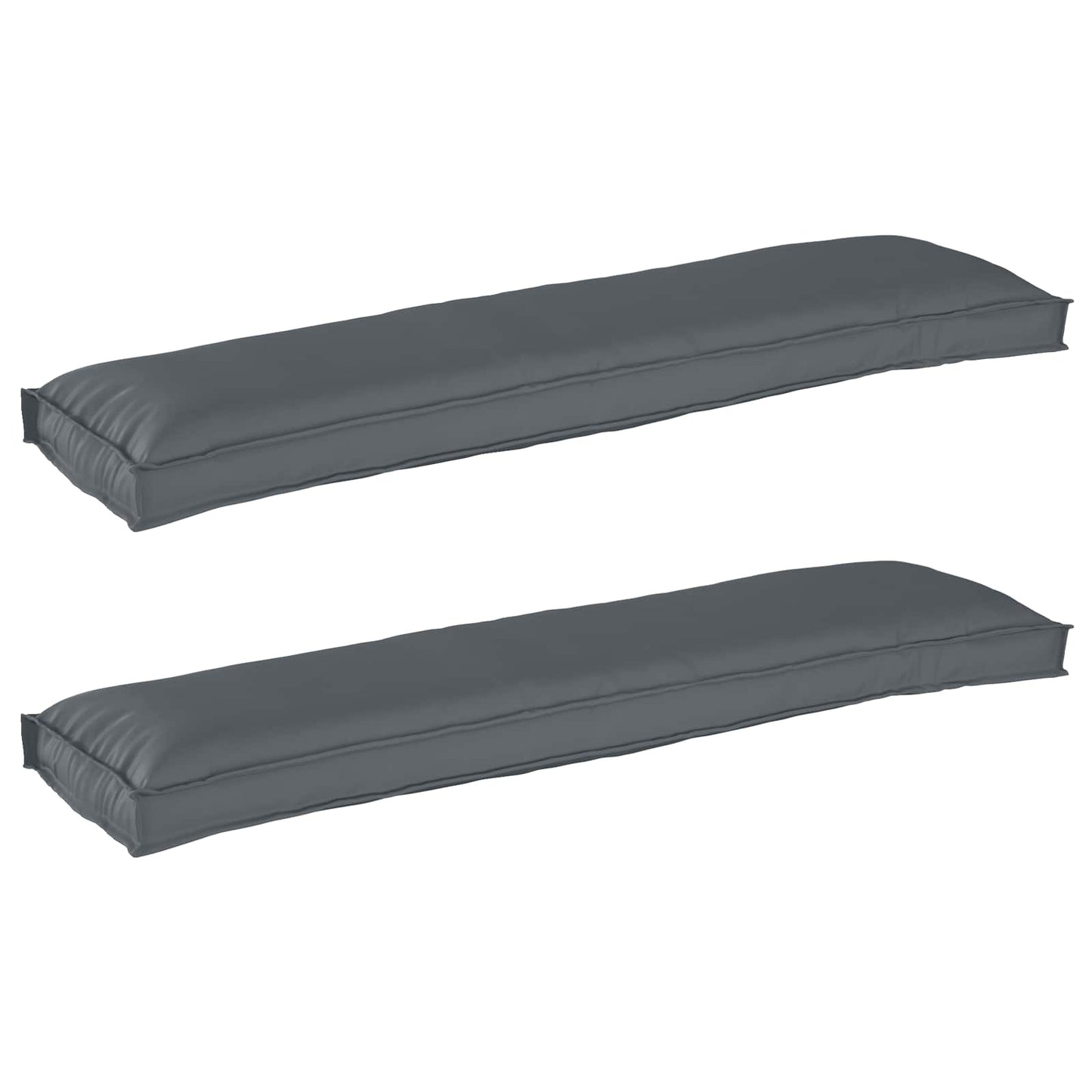 vidaXL Palettenkissenset 2 pcs Anthrazit 150 x 40 x 8 cm Oxford-Stoff