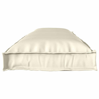 vidaXL Palettenkissenset 2 pcs Creme 150 x 40 x 8 cm Oxford-Stoff