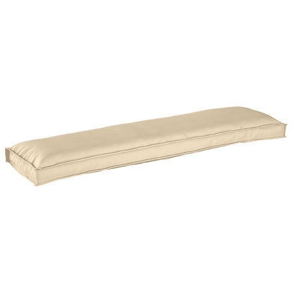 vidaXL Palettenkissenset 2 pcs Beige 150 x 40 x 8 cm Oxford-Stoff
